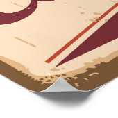 Mehr Kaffeewerbung im Grunge-Stil Poster (Ecke)