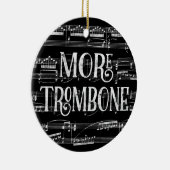 Mehr Karton - Schwarz-weiße Musik Keramik Ornament (Rechts)