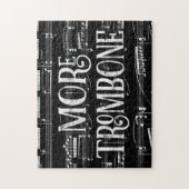Mehr Karton - Schwarz-weiße Musik Puzzle (Vertikal)