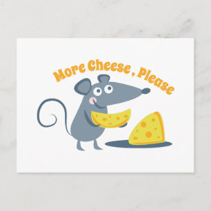 Mehr Käse, bitte Postkarte