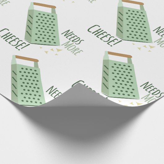 Mehr Käse Geschenkpapier (Ecke)