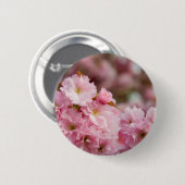 Mehr Kirschblüte-Blüten Button (Vorne & Hinten)