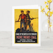 Mehr Kohle Karte (Gelbe Blume)