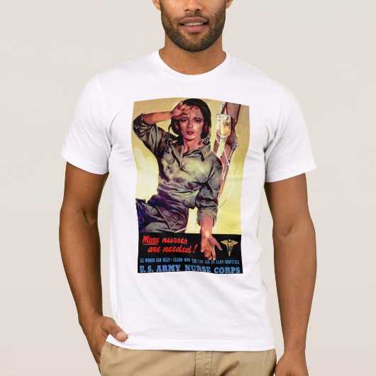 Mehr Krankenschwestern sind nötig ~ Krankenpfleger T-Shirt (Vorderseite)