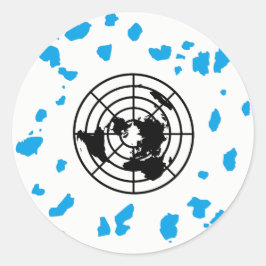 Mehr Land #GLOBEXIT Round Stickers