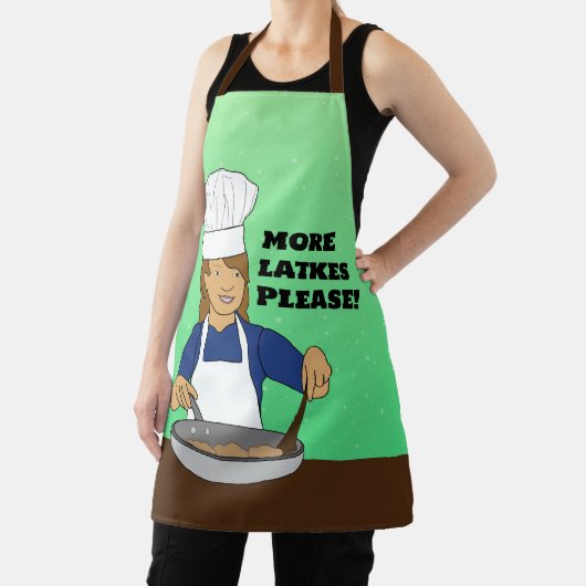 Mehr Latkes bitte! Hanukkah Schürze (InSitu)