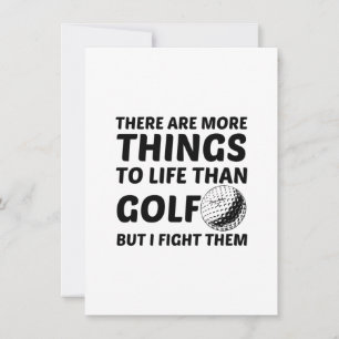 MEHR LEBEN ALS GOLF ANKÜNDIGUNG