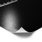 Mehr Leben, weniger Poster. Fotodruck (Ecke)