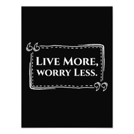 Mehr Leben, weniger Poster. Fotodruck