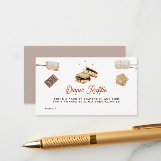 Mehr Liebe Baby Duschdusche Windeln Raffle Begleitkarte