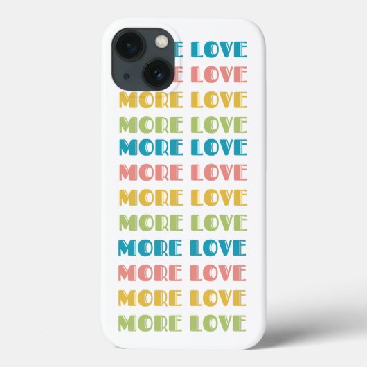 Mehr Liebe Case-Mate iPhone Hülle (Rückseite)