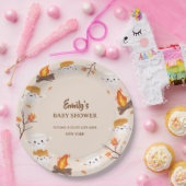 Mehr Liebe Fall Rustikales Camping Kinderdusche Pappteller (Party)