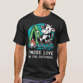 Mehr Liebe für das Outdoor Funny Cow Camping T-Shirt (Vorderseite)