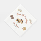 Mehr Liebe für unsere Babydusche Serviette (Ecke)