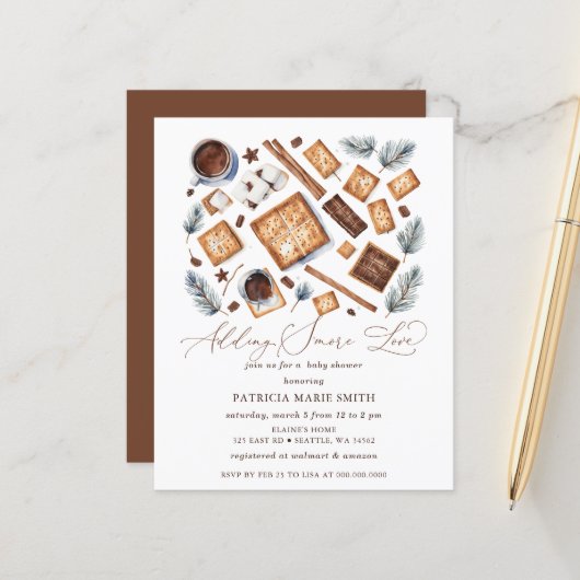 Mehr Liebe Geschlechtsneutrale Babydusche (Vorderseite/Rückseite Beispiel)