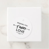 Mehr Liebe Hochzeit Geschenkanhänger (Beispiel)