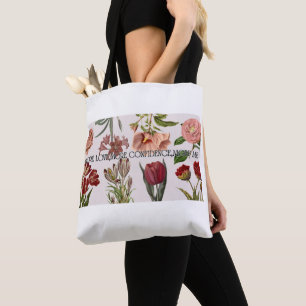 Mehr Liebe, Mehr Ruhe Florale Tasche