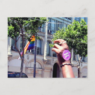 Mehr Liebe Postkarte