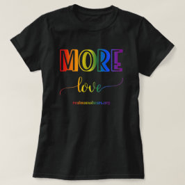 Mehr Liebe Regenbogen-T - Shirt