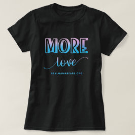 Mehr Liebe Rosa und Blau-T-Shirt T-Shirt