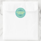 Mehr Liebe Sticker, Smore Gefallen Sticker (Tasche)