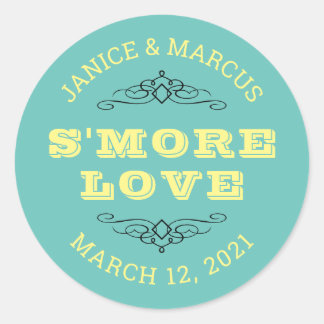 Mehr Liebe Sticker, Smore Gefallen Sticker