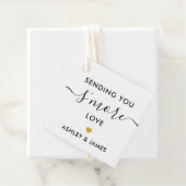 Mehr Liebe-Tag, Hochzeit-Gold Geschenkanhänger (Beispiel)