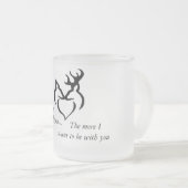 Mehr Liebe-Tasse Mattglastasse (VorderseiteRechts)