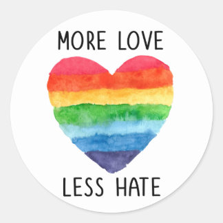 Mehr Liebe Weniger Hass Sticker