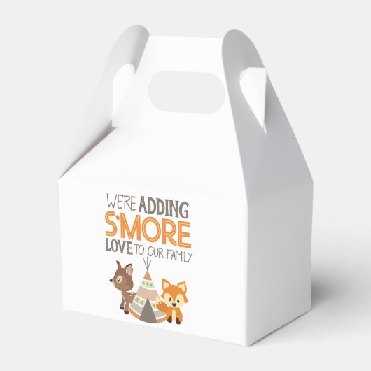 Mehr Liebe Woodland Camper Kinderdusche Gefälligke Geschenkschachtel (Vorderseite)