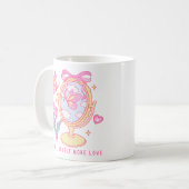 Mehr Liebe zeigen Kaffeetasse (Vorderseite Links)