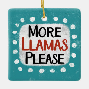 Mehr Llamas-Schmuck Keramikornament
