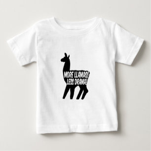 Mehr Llamas weniger Drama Baby T-shirt