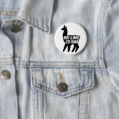 Mehr Llamas weniger Drama Button (Beispiel)