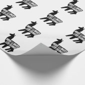 Mehr Llamas weniger Drama Geschenkpapier (Ecke)