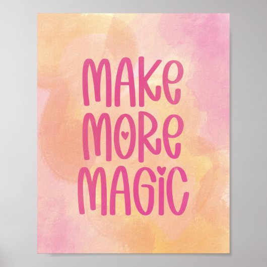 Mehr Magie Poster (Vorne)