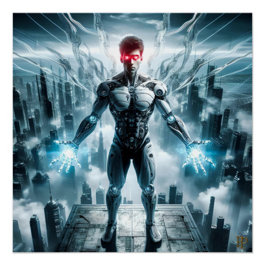 Mehr Maschine als Mann Poster (Vorderseite)