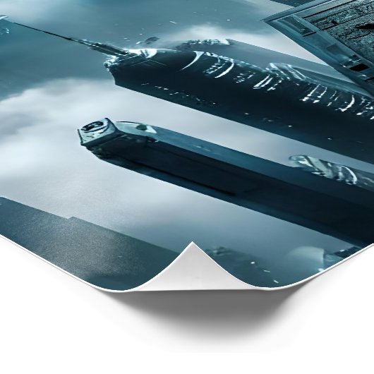 Mehr Maschine als Mann Poster (Ecke)