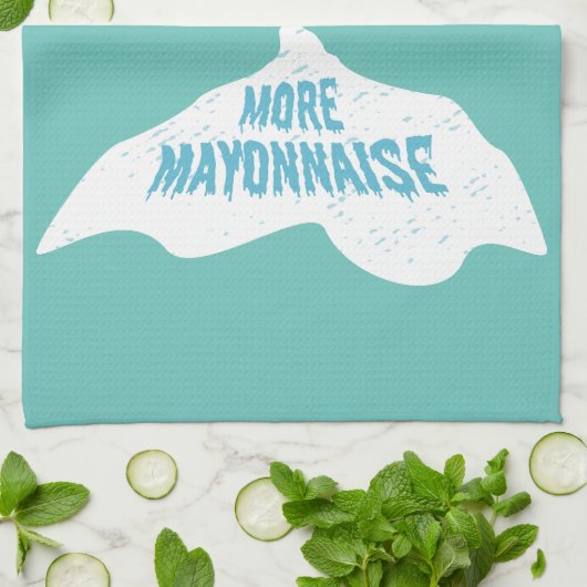 Mehr Mayonnaise Geschirrtuch (Gefaltet)