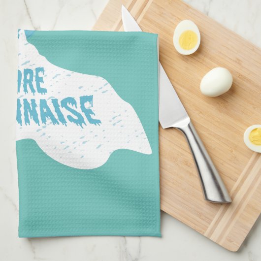 Mehr Mayonnaise Geschirrtuch (Viertel Falte)