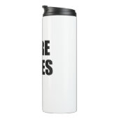 Mehr Meilen laufen Thermosbecher (Nach rechts gedreht)