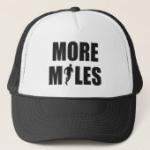 Mehr Meilen laufen Truckerkappe (Vorderseite)