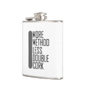 Mehr Methode weniger Doppelkorken Flachmann (Links)