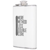 Mehr Methode weniger Doppelkorken Flachmann (Links)