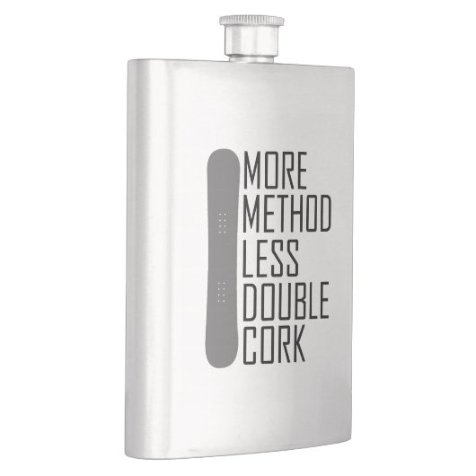 Mehr Methode weniger Doppelkorken Flachmann (Rechts)