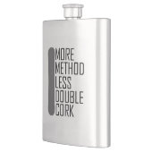 Mehr Methode weniger Doppelkorken Flachmann (Links)