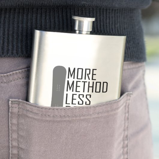 Mehr Methode weniger Doppelkorken Flachmann (Beispiel)