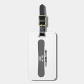 Mehr Methode weniger Doppelkorken Gepäckanhänger (Vorderseite vertikal)