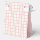 Mehr Milch & Cookie Gingham Winter Baby Dusche Geschenkschachtel (Rückseite)