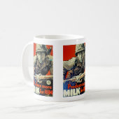 Mehr Milch für ihn produzieren Kaffeetasse (Vorderseite Links)